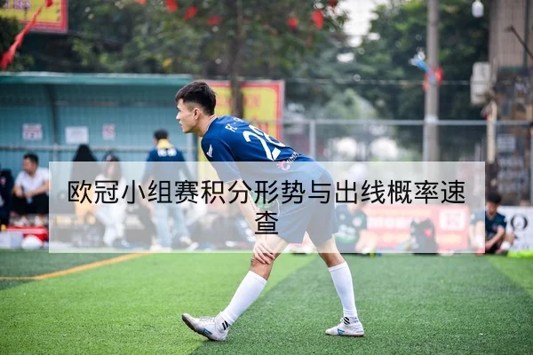 欧冠小组赛积分形势与出线概率速查